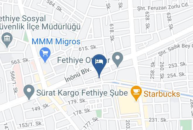 Fethiye - Exelans Hotel & Spa Maps