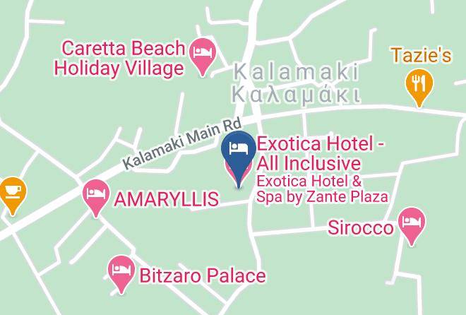 Zakinthos - Exotica Hotel All Inclusive Maps