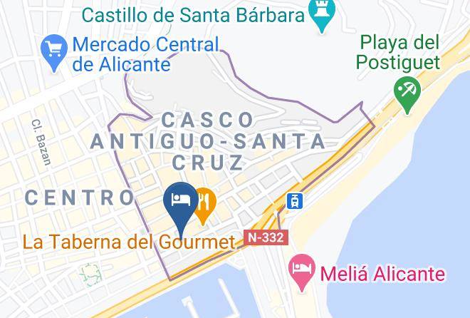 Alicante - Explanada Hotel Alicante Maps