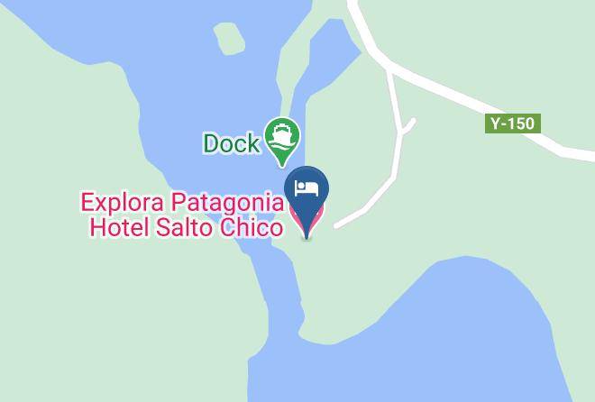 Ultima Esperanza Province - Explora Patagonia Hotel Salto Chico Maps