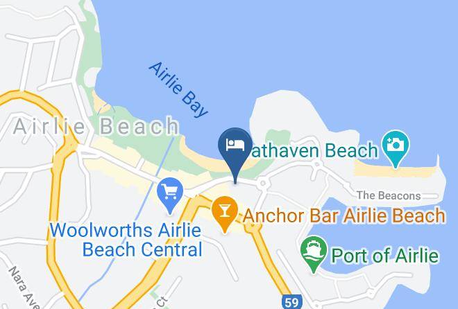 Whitsunday - Airlie Beach Hotel Maps