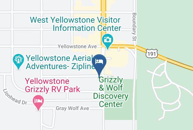 Gallatin - Explorer Cabins At Yellowstone Maps