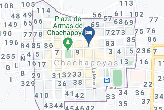Chachapoyas - Explorer Deluxe Hotel Maps