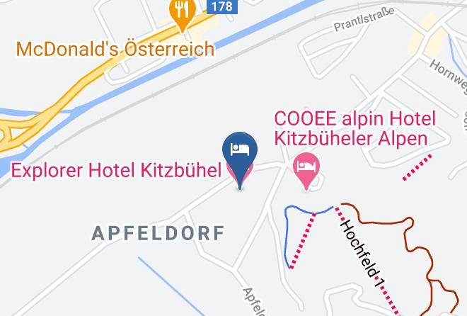 Kitzbuhel - Explorer Hotel Kitzbuhel Maps