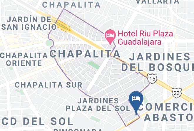 Guadalajara - Expo Hotel Maps