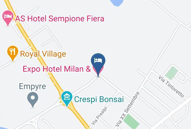 Milan - Expo Hotel Milan & Spa Maps