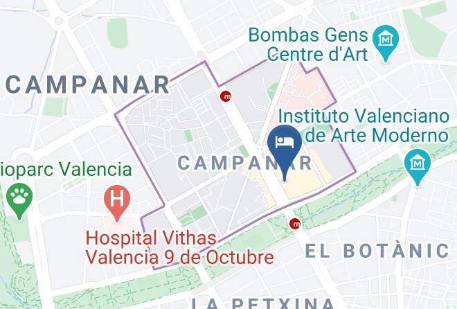 Expo Hotel Valencia Map