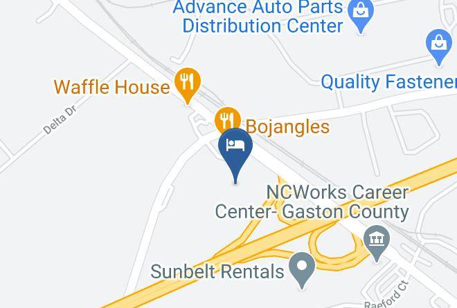 Gaston - Express Inn And Suites Maps