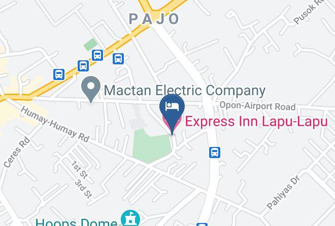 Cebu - Express Inn Lapu Lapu Maps