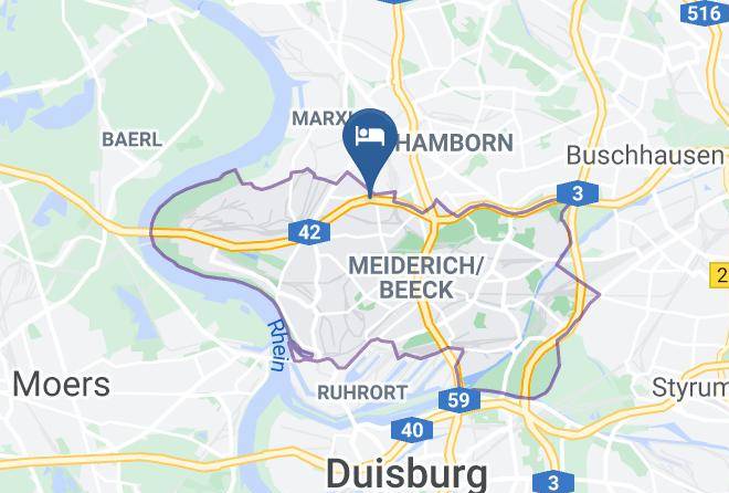 Duisburg - Express Zimmervermietung Maps