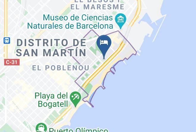 Barcelona - Exquisit Beach Diagonal Mar Barcelona Maps