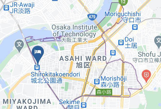 Osaka City Asahi Ward - Exsaison Shirokita 101 Maps