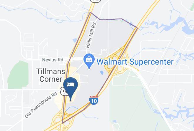 Mobile - Extend A Suites Tillmans Corner Mobile Alabama Maps