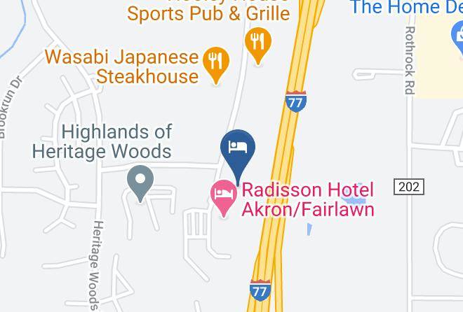 Summit - Extended Stay America Akron Copley East Maps