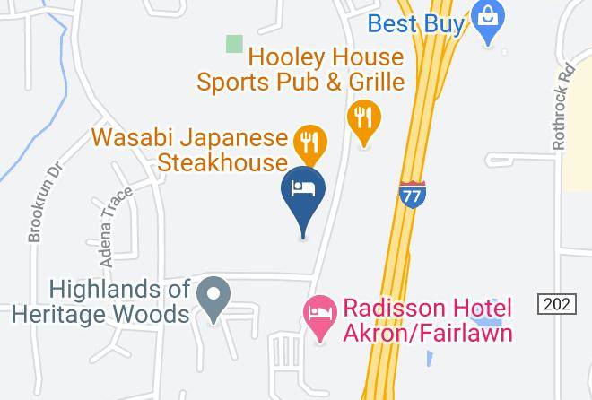 Summit - Extended Stay America Akron Copley West Maps