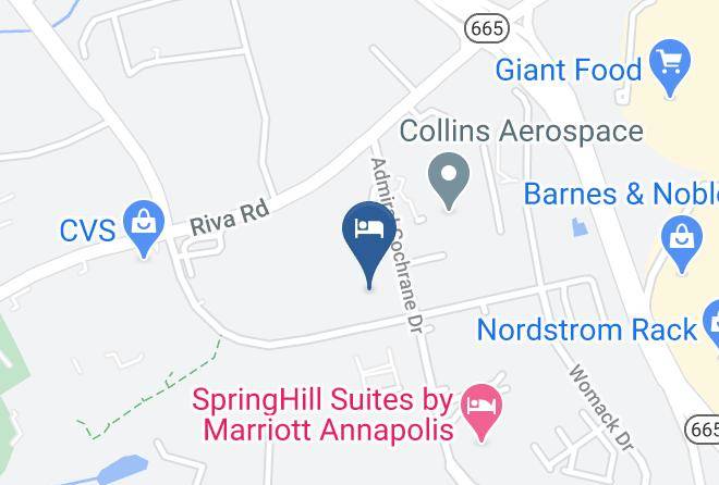 Anne Arundel - Extended Stay America Annapolis Admiral Cochrane Drive Maps