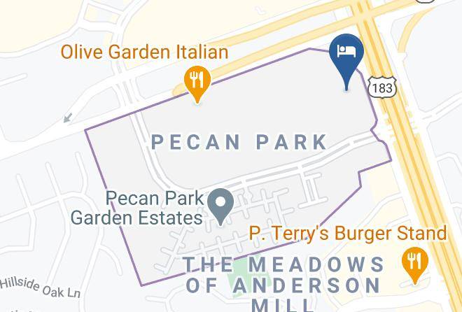 Extended Stay America Austin Northwest Lakeline Mall Map