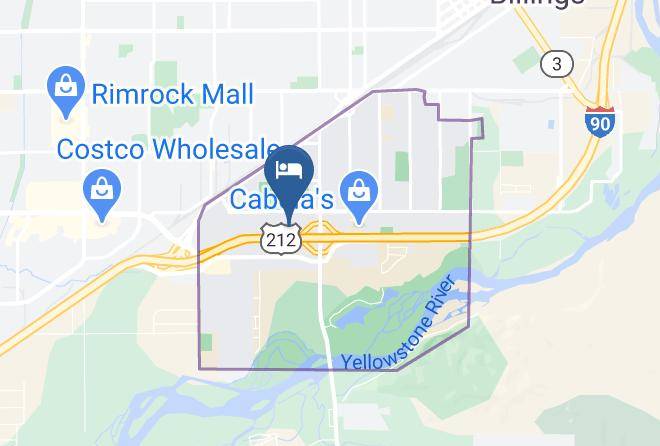 Yellowstone - Extended Stay America Billings West End Maps