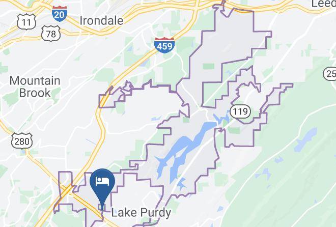 Extended Stay America Birmingham Inverness Map