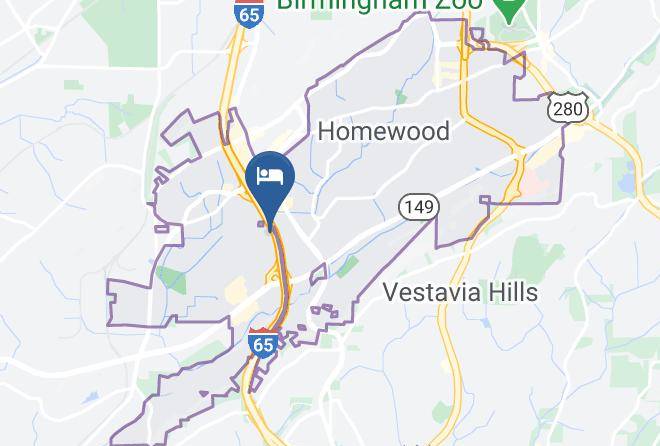 Extended Stay America Birmingham Wildwood Map