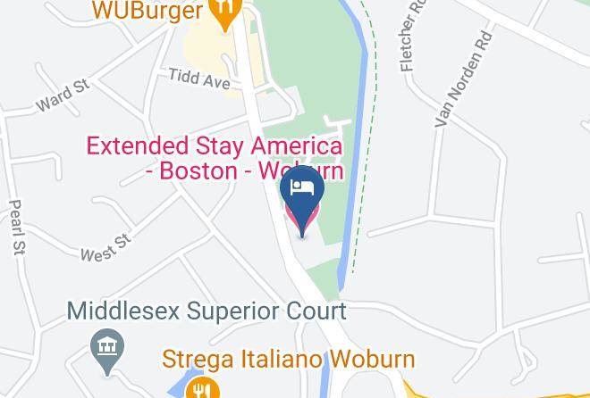 Middlesex - Extended Stay America Boston Woburn Maps