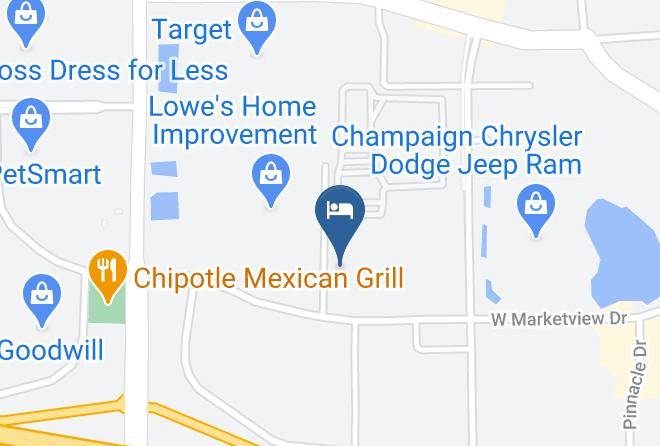 Champaign - Extended Stay America Champaign Urbana Maps