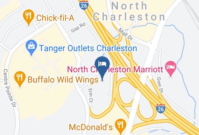 Charleston - Extended Stay America Charleston Airport Maps