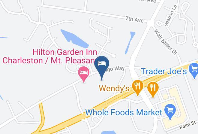 Extended Stay America Charleston Mt Pleasant Map