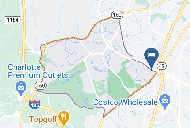 Mecklenburg - Extended Stay America Charlotte Airport Maps