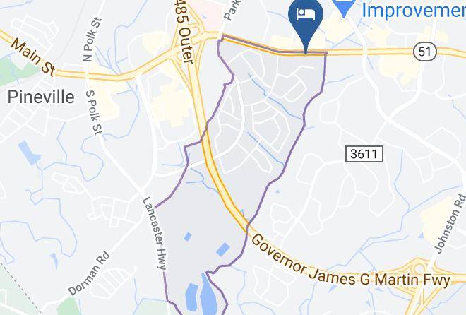 Mecklenburg - Extended Stay America Charlotte Pineville Pineville Matthews Rd Maps
