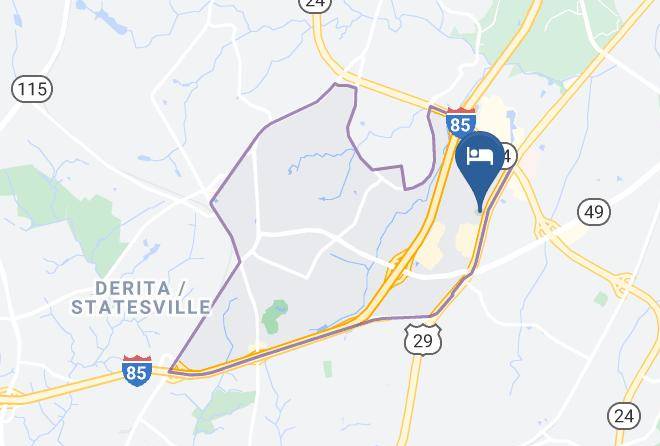 Mecklenburg - Extended Stay America Charlotte University Place Maps