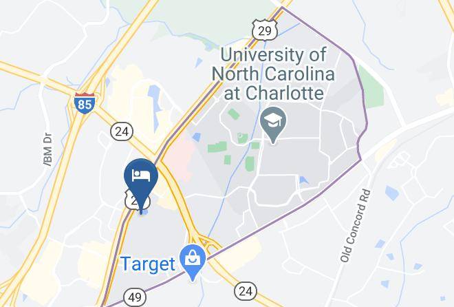 Mecklenburg - Extended Stay America Charlotte University Place E Mccullough Dr Maps