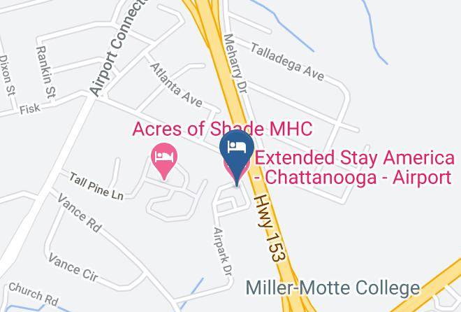Hamilton - Extended Stay America Chattanooga Airport Maps