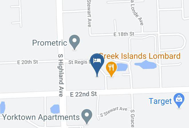 Dupage - Extended Stay America Chicago Lombard Yorktown Center Maps