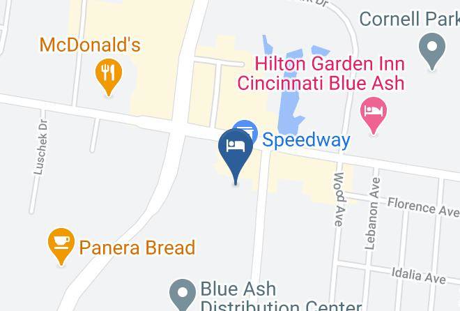 Hamilton - Extended Stay America Cincinnati Blue Ash Kenwood Road Maps