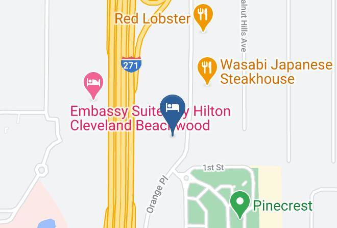 Cuyahoga - Extended Stay America Cleveland Beachwood Orange Place South Maps