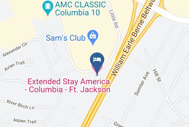 Richland - Extended Stay America Columbia Ft Jackson Maps