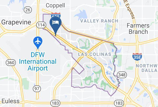 Hawthorn Extended Stay By Wyndham Dfw Airport North Map