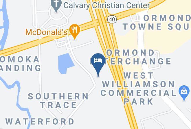 Extended Stay America Daytona Beach Ormond Beach Map