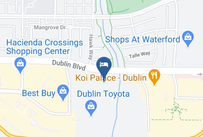 Alameda - Extended Stay America Dublin Hacienda Dr Maps
