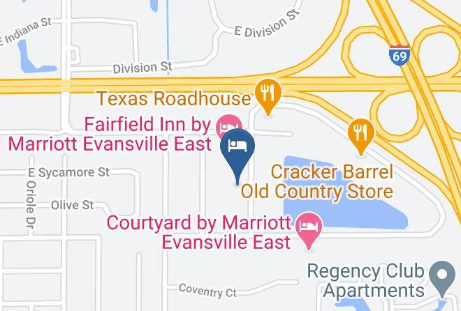 Vanderburgh - Extended Stay America Evansville East Maps