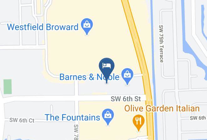 Extended Stay America Fort Lauderdale Plantation Map