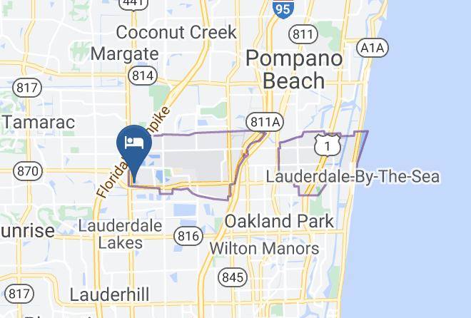 Broward - Extended Stay America Fort Lauderdale Tamarac Maps