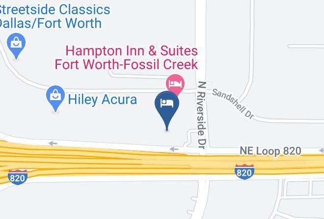 Tarrant - Extended Stay America Fort Worth Fossil Creek Maps