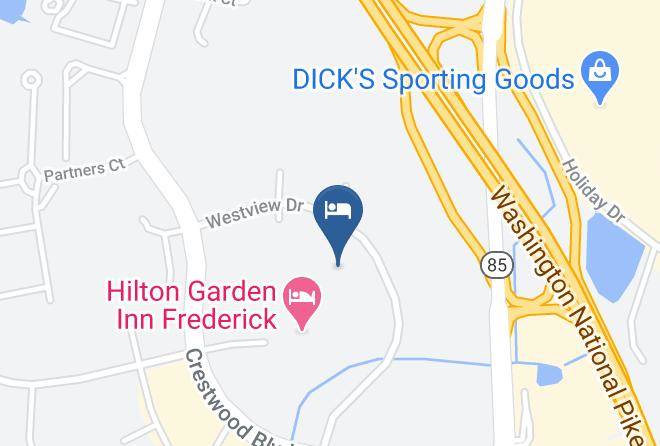 Extended Stay America Frederick Westview Dr Map