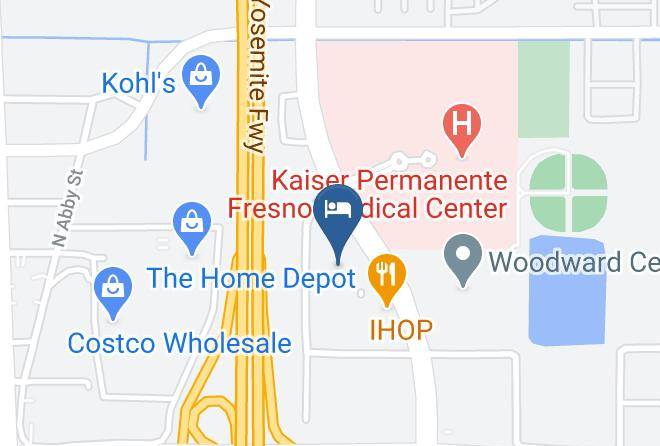 Fresno - Extended Stay America Fresno North Maps