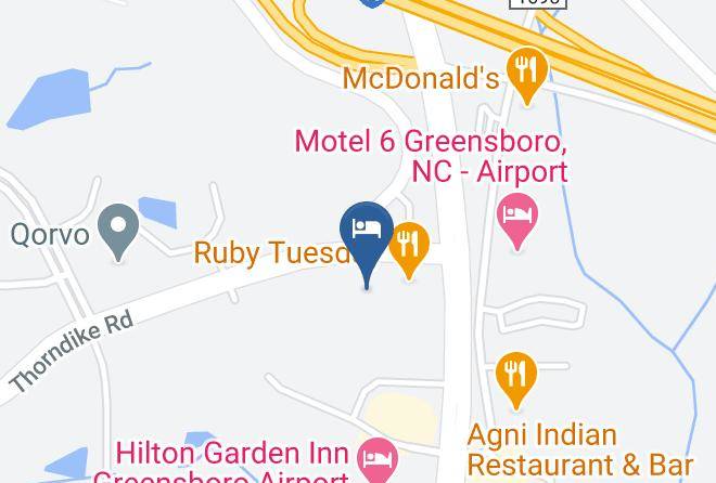 Guilford - Extended Stay America Greensboro Airport Maps