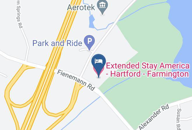 Hartford - Extended Stay America Hartford Farmington Maps