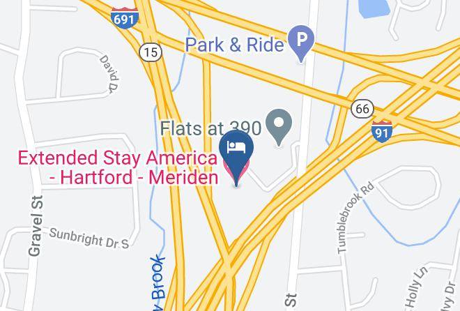 New Haven - Extended Stay America Hartford Meriden Maps