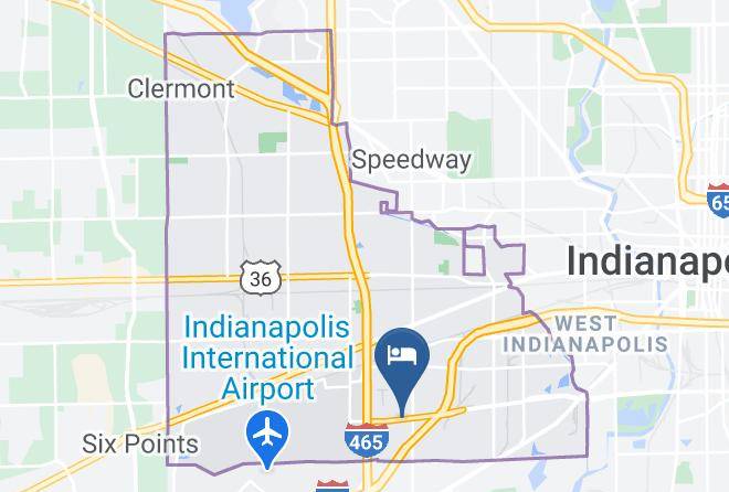 Marion - Extended Stay America Indianapolis Airport W Southern Ave Maps